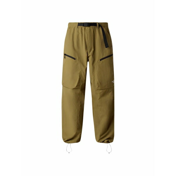 北の方人間の顔 メンズ 心地好いズボン下 ボトムス Buckle cargo trousers Green