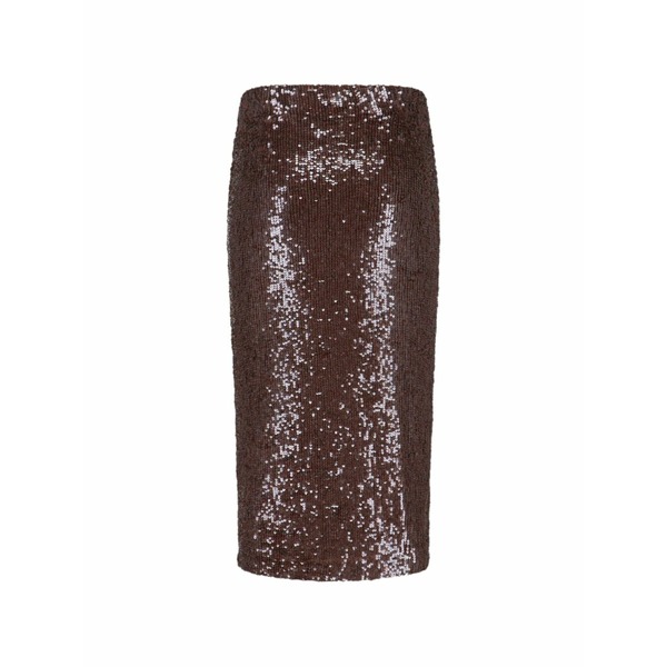 パロッシュ レディース スコート ボトムス Sequin skirt Brown