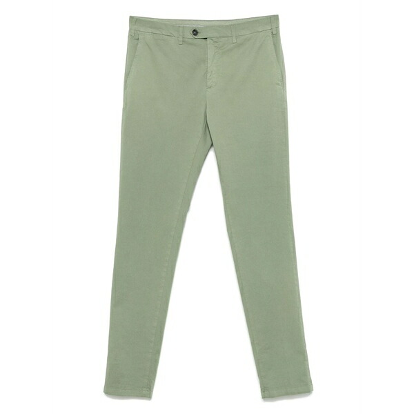 カナーリ メンズ 心地好いズボン下 ボトムス Stretch-cotton chinos Green