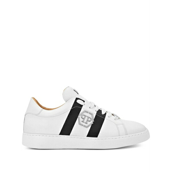 フィリップ飾り気のない メンズ スニーカー シューズ Hexagon lo-top sneakers White