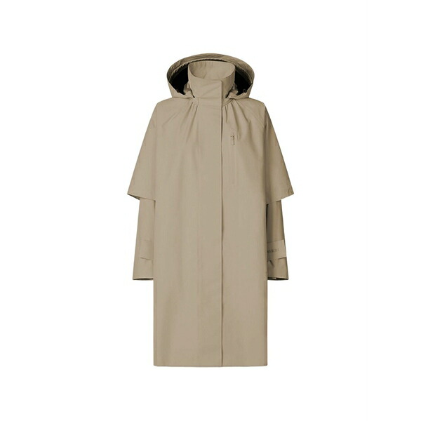 セーブザダック レディース 厚地の外套 アウター Hooded coat Neutrals
