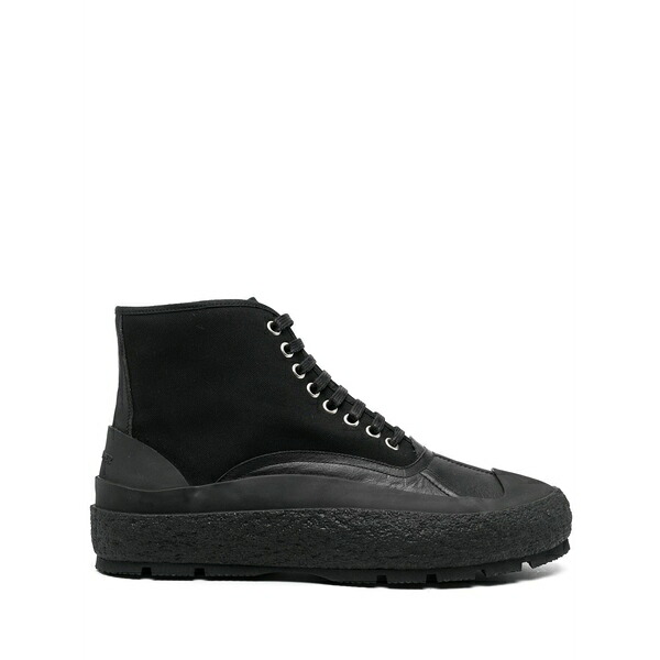 ジル・サンダー メンズ スニーカー シューズ Hi-top sneakers Black