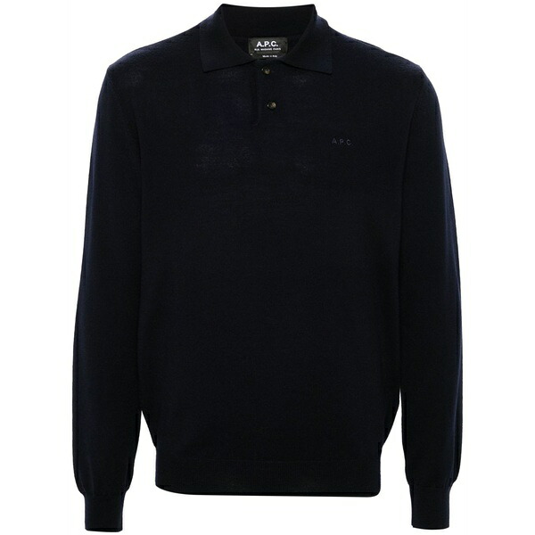 アーペーセー メンズ スポーツシャツ トップス Jacob polo shirt Blue