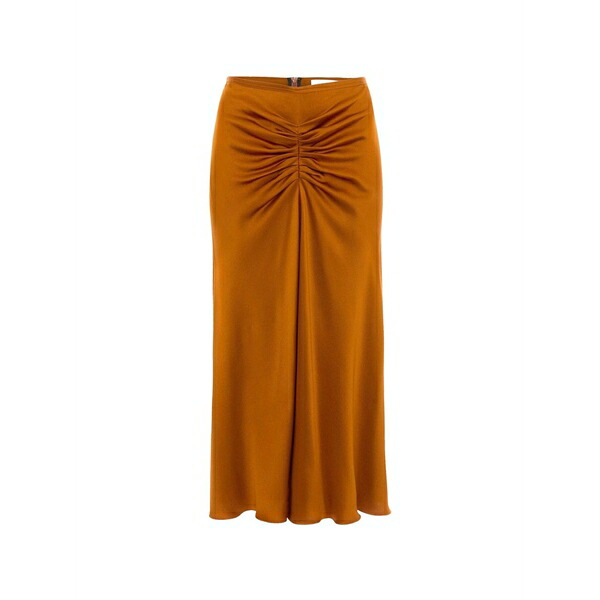 ヴィクトリア ベッカム レディース スコート ボトムス Midi bela skirt Orange