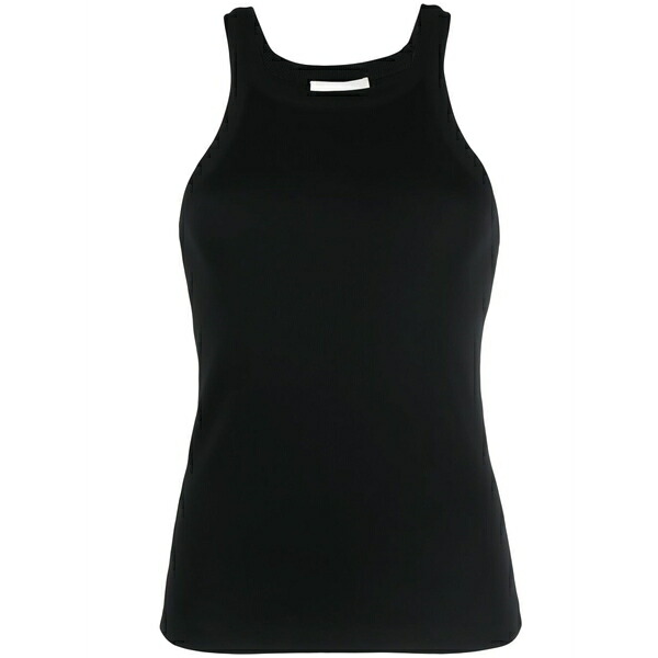 クローズド レディース カットソー トップス Ribbed-knit tank top Black