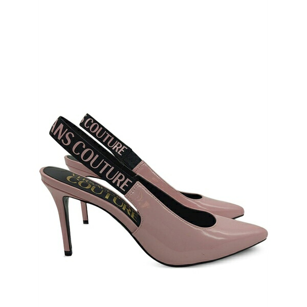 呼びりん探し回る レディース パンプス シューズ Logo-slingback pumps Pink