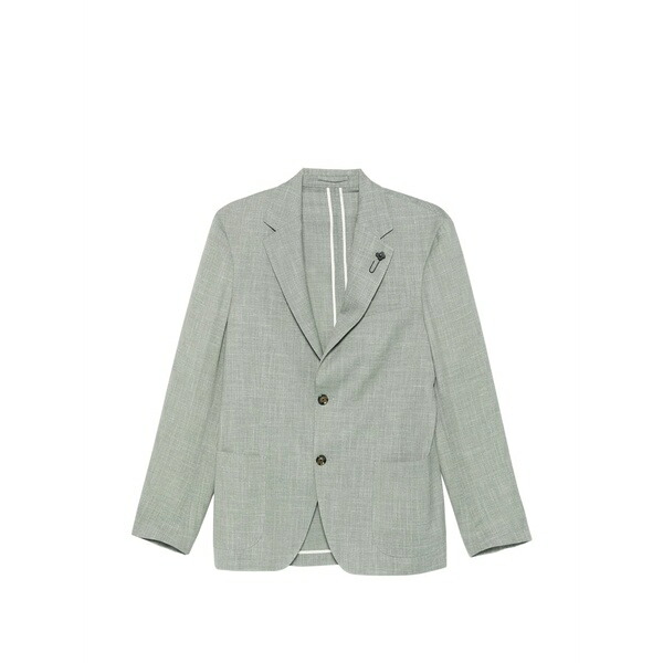 ラルディーニ メンズ 上衣＆上衣 アウター Notched-lapel blazer Green