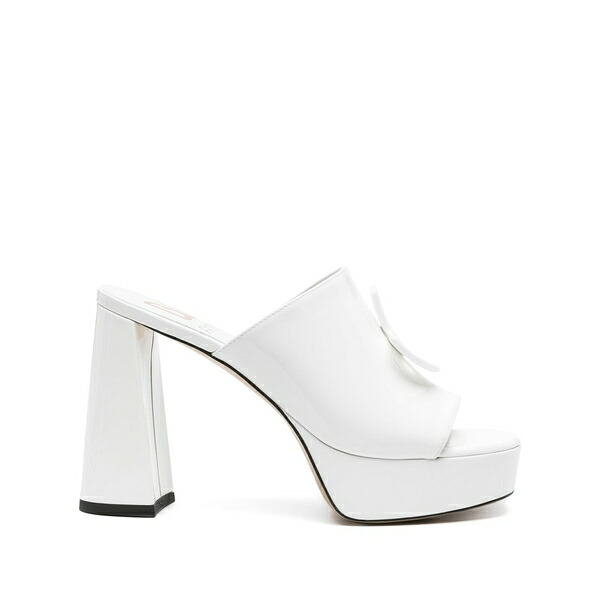 ジャンパトゥ レディース サンダル シューズ X bettina vermillon glossy anitta 110粍 mules White