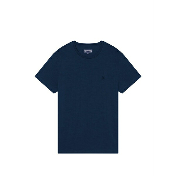 ヴィルブレクイン メンズ プルオーバー トップス Thom logo-embroidered t-shirt Blue
