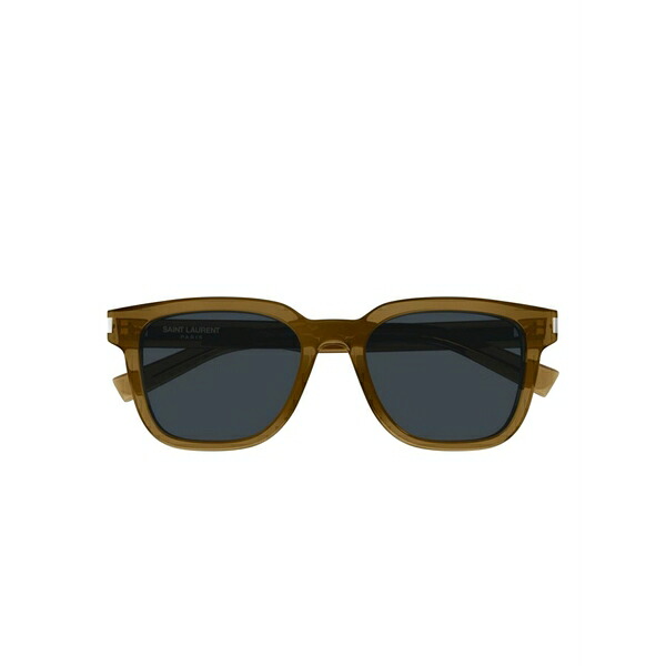 サンローラン アイウェア メンズ サングラス・アイウェア アクセサリー Square-frame sunglasses Brown｜asty