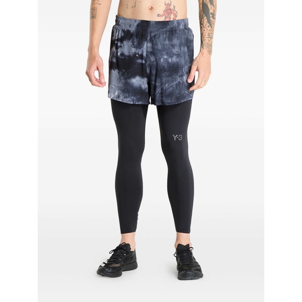 ワイスロバート・エドワード・リー メンズ 心地よいズボン下 ボトムス Tie-dye running shorts Black