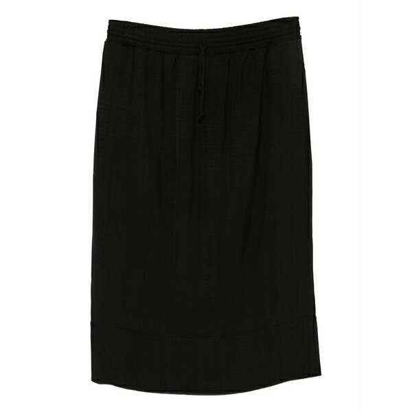コルヴィル レディース スコート ボトムス Drawstring MIDI skirt Black