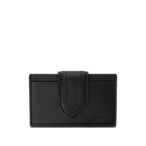 ジャクエムス レディース 紙入れ 付属品 The bambino cardholder Black