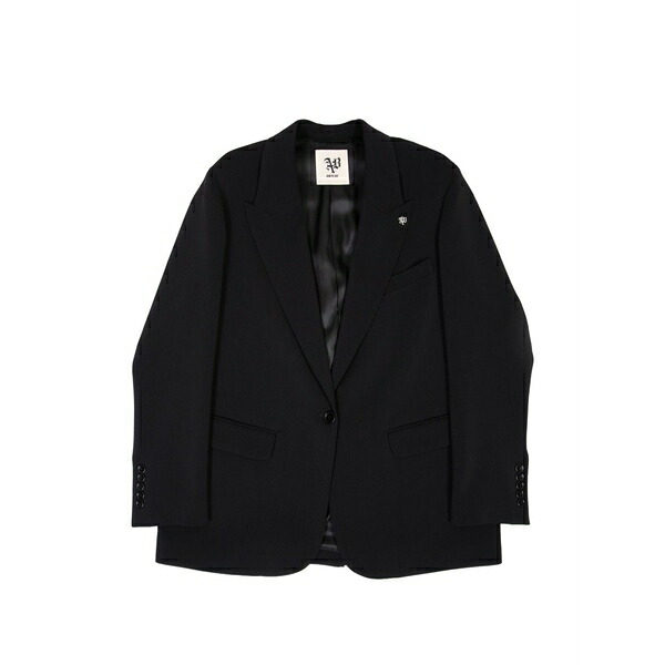 アニエバイ レディース ジャケット＆ブルゾン アウター Bella peak-lapel blazer Black｜asty