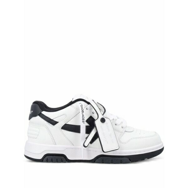 象牙色 レディース スニーカー シューズ Out of office lace-up leather sneakers  White
