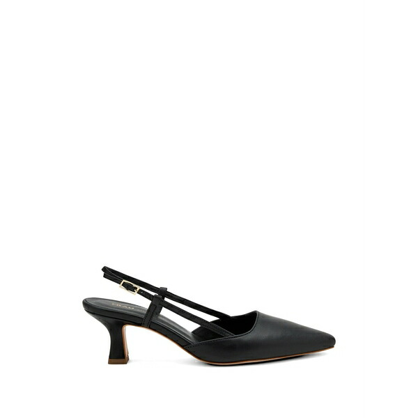 亭主もち レディース パンプス シューズ Pointed-toe slingback pumps Black