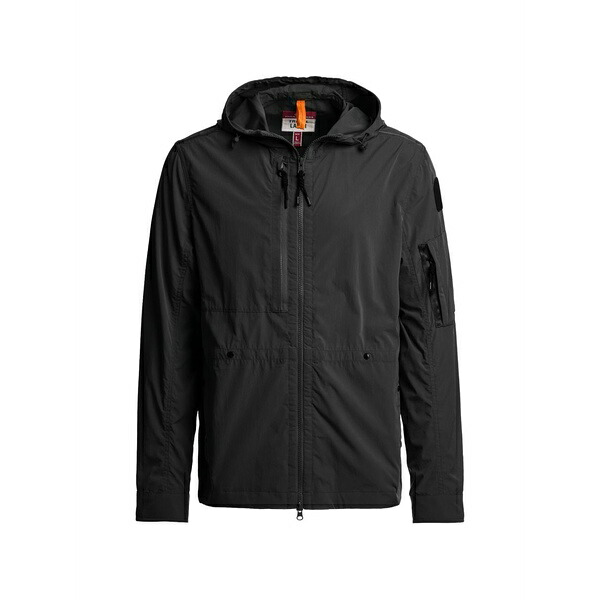 パラジャンパーズ メンズ ジャケット＆ブルゾン アウター Hooded zip-fastening jacket Black｜asty 84,590円