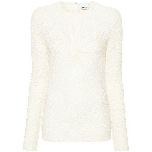 イザ呼びりん マラン レディース プルオーバー トップス Floride jacquard top Neutrals