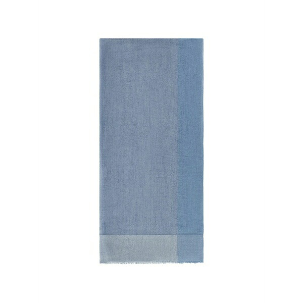 ポールアンドシャーク レディース えり巻き・袈裟・えり巻き 付属物 Colour-block frayed scarf Blue