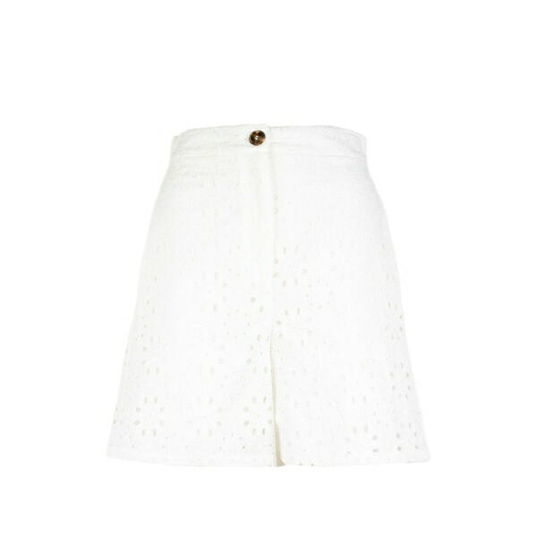 マレーラ レディース 心地よいズボン下 ボトムス Broderie-anglaise shorts White