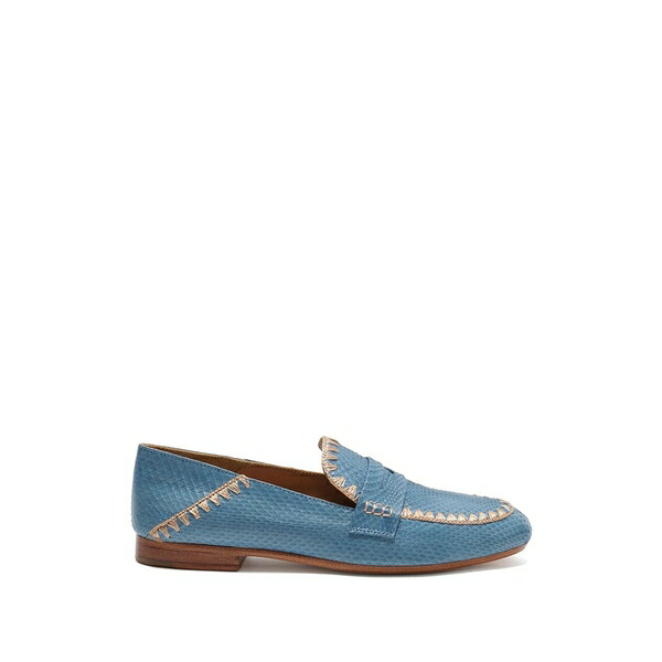 マリパルミ レディース スリッポン・ローファー シューズ Crochet loafers Blue