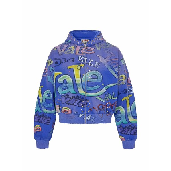 頭を覆う物 メンズ パーカー・スウェットシャツ アウター Iceberg crystal-embellished hoodie Blue