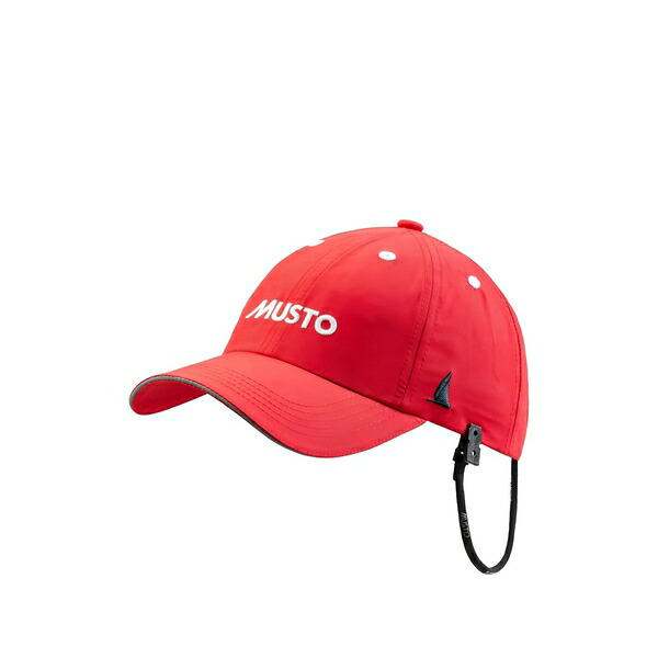 ムストー メンズ 帽子 アクセサリー Logo-embroidered baseball cap Red|asty