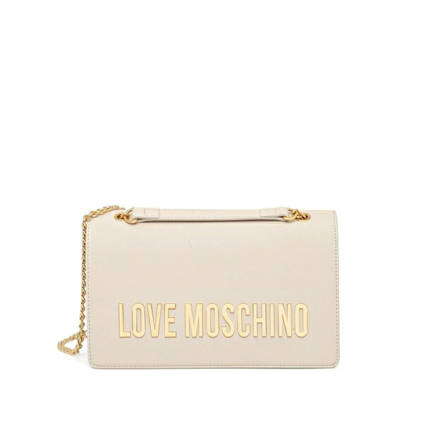 優しいこと モスキーノ レディース ショルダーバッグ 御徒面子 Logo chain shoulder bag Neutrals