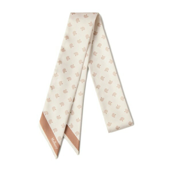 マル木の実 レディース 消音装置・袈裟・えり巻き 添え物 Tree-print scarf Neutrals