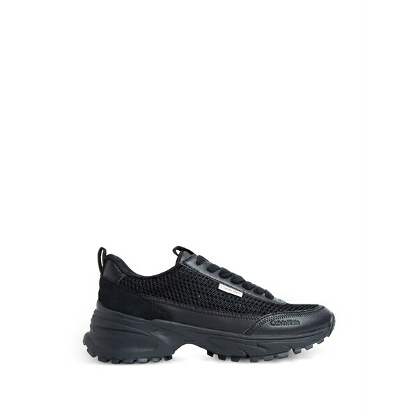 カルバンクライン レディース スニーカー シューズ Trailblazer mesh-panel chunky-sole sneakers Black