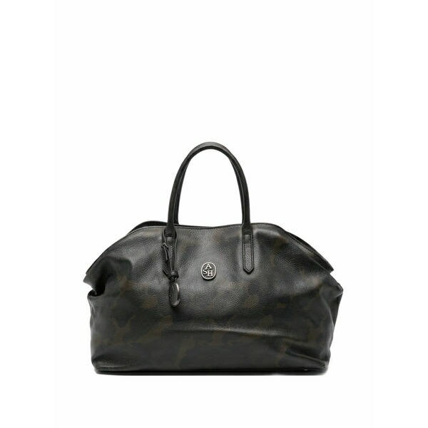 死灰 レディース トートバッグ 御徒面子 Jaqueline camouflage-print tote bag Green