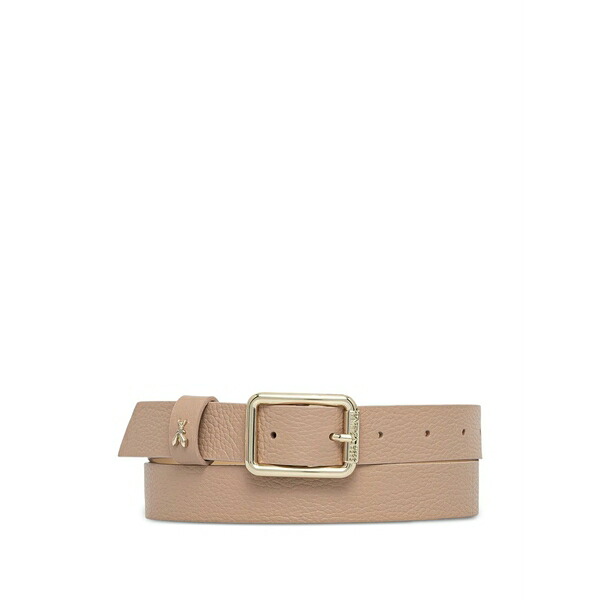 パトリツィア ペペ レディース 胴締め 佩び物 Logo-detail buckle belt Neutrals