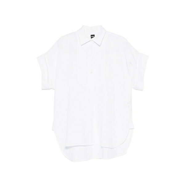 主任者 レディース プルオーバー トップス Short-sleeves shirt White