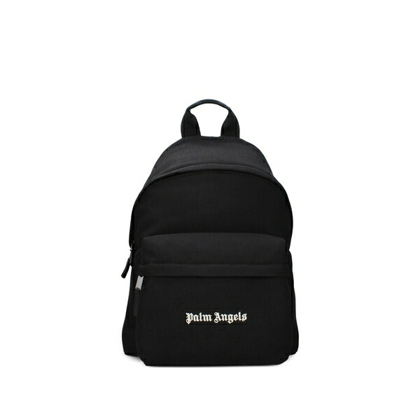 パーム・エンジェルス メンズ うしろ側風呂敷き包み・背嚢 御徒面子 Logo-print backpack Black