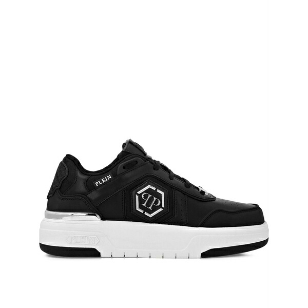 フィリップ飾り気の無い メンズ スニーカー シューズ Sk8r plein low-top sneakers Black