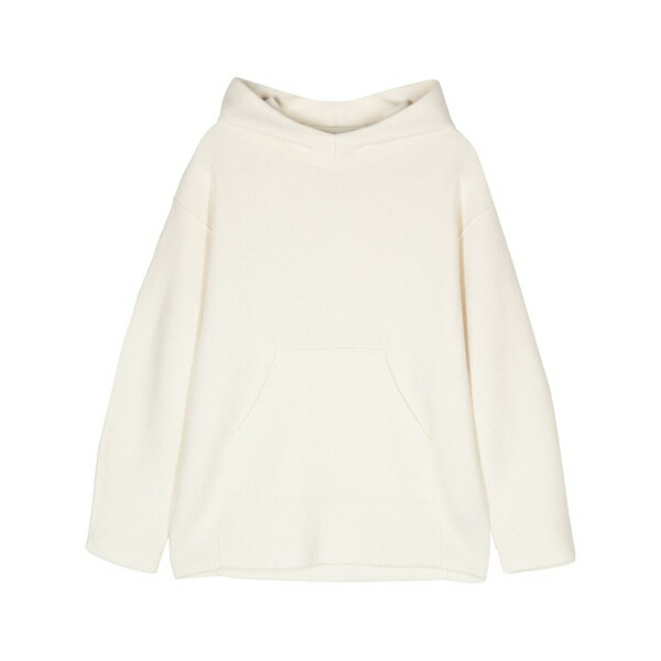 花ショウブ 電話機 アーニム レディース 編み物\u0026スウェーター アウター River hoodie White