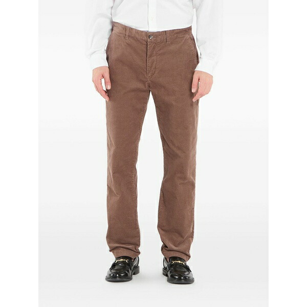 トミー ヒルフィガー メンズ 心地よいズボン下 ボトムス Denton corduroy trousers Brown