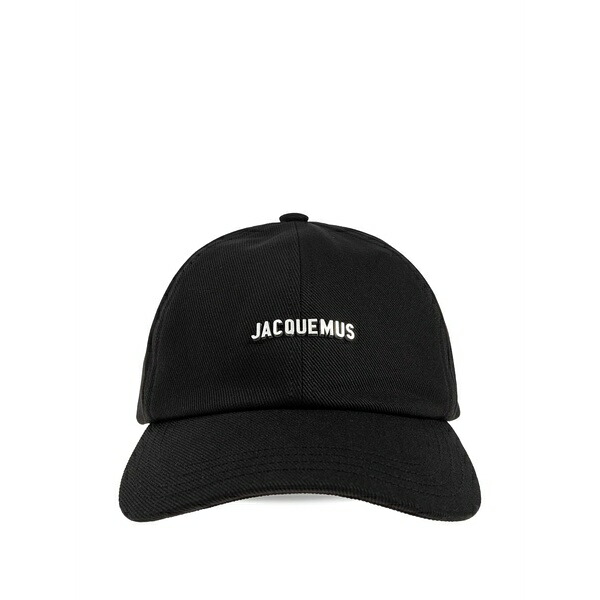 ジャクエムス メンズ 鳥打ち帽 付属物 The gadjo logo-plaque baseball cap hat Black