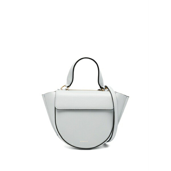 ワンドラー レディース ショルダーバッグ 御徒面子 Small hortensia flap satchel cross body bag Blue