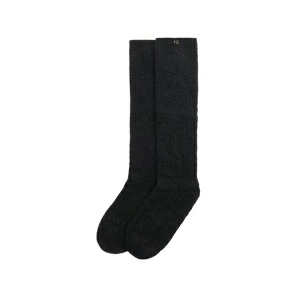 ヴァレンティノ ガラヴァーニ レディース ソックス アンダー御召しもの Mohair socks Black