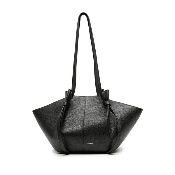 ユゼフィ レディース トートバッグ 御徒面子 Mochi leather tote bag Black