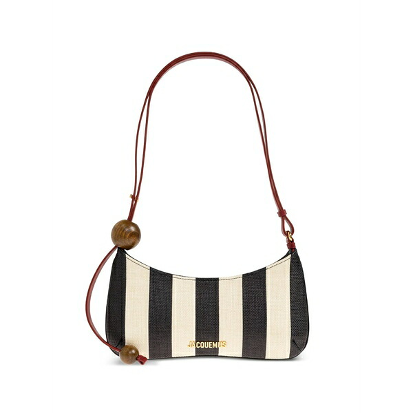 ジャクエムス レディース ショルダーバッグ 御徒面子 Le bisou perle shoulder bag Black