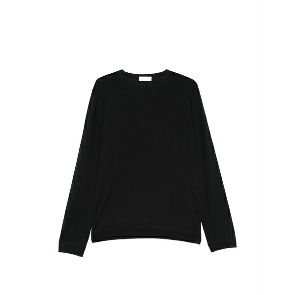ロベルトコリーナ メンズ 編み物\u0026スウェーター アウター Crew-neck sweater Black