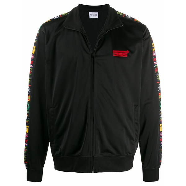 トリプルエス 世界 講買組み合い メンズ 上衣＆上衣 アウター Contrast side panel jacket -