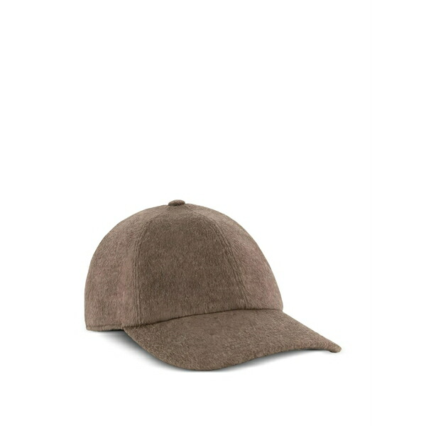 ムーレー メンズ 帽子 アクセサリー Felt cap Brown|asty