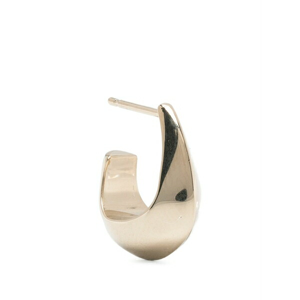 ルメール レディース ピアス&イヤリング アクセサリー Curved-drop earrings Gold|asty