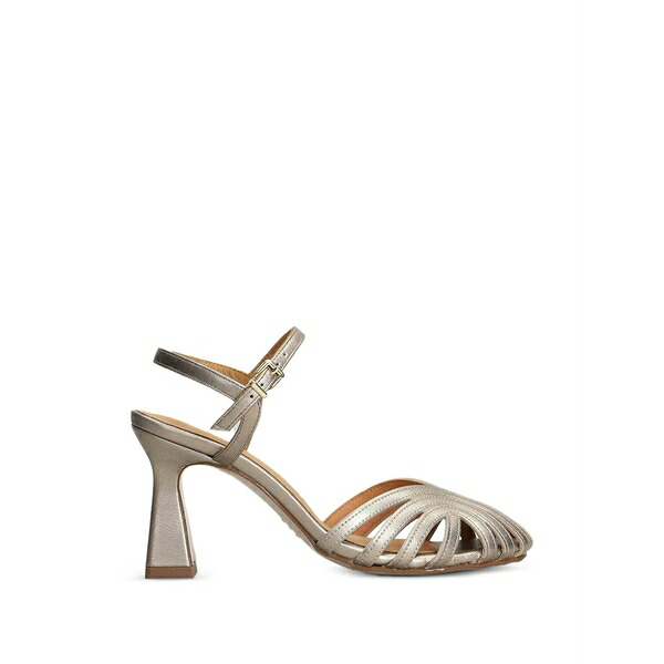 ペドロ ミラレス レディース サンダル シューズ Metallic cage-style sandals Silver｜asty