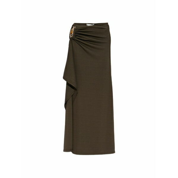 クリストファーエスバー レディース スコート ボトムス Occhio crystal cascade maxi skirt Green