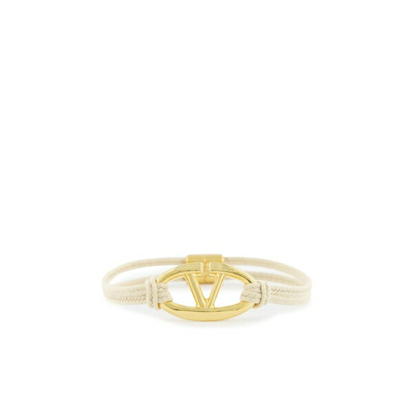 ヴァレンティノ ガラヴァーニ メンズ ブレスレット・バングル・アンクレット 付属物 Vlogo the bold edition rope bracelet Gold