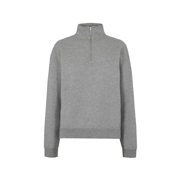 カナダグース メンズ パーカー・スウェットシャツ アウター Quarter-zip long-sleeve sweatshirt Grey